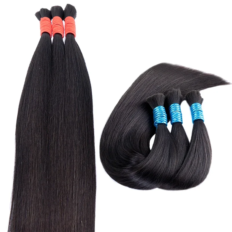 Brazil 100% Human Natural Cuticle Aligned Virgin Hair Brazilian Human Hair Extensions 10A Grade Cabelo Humano