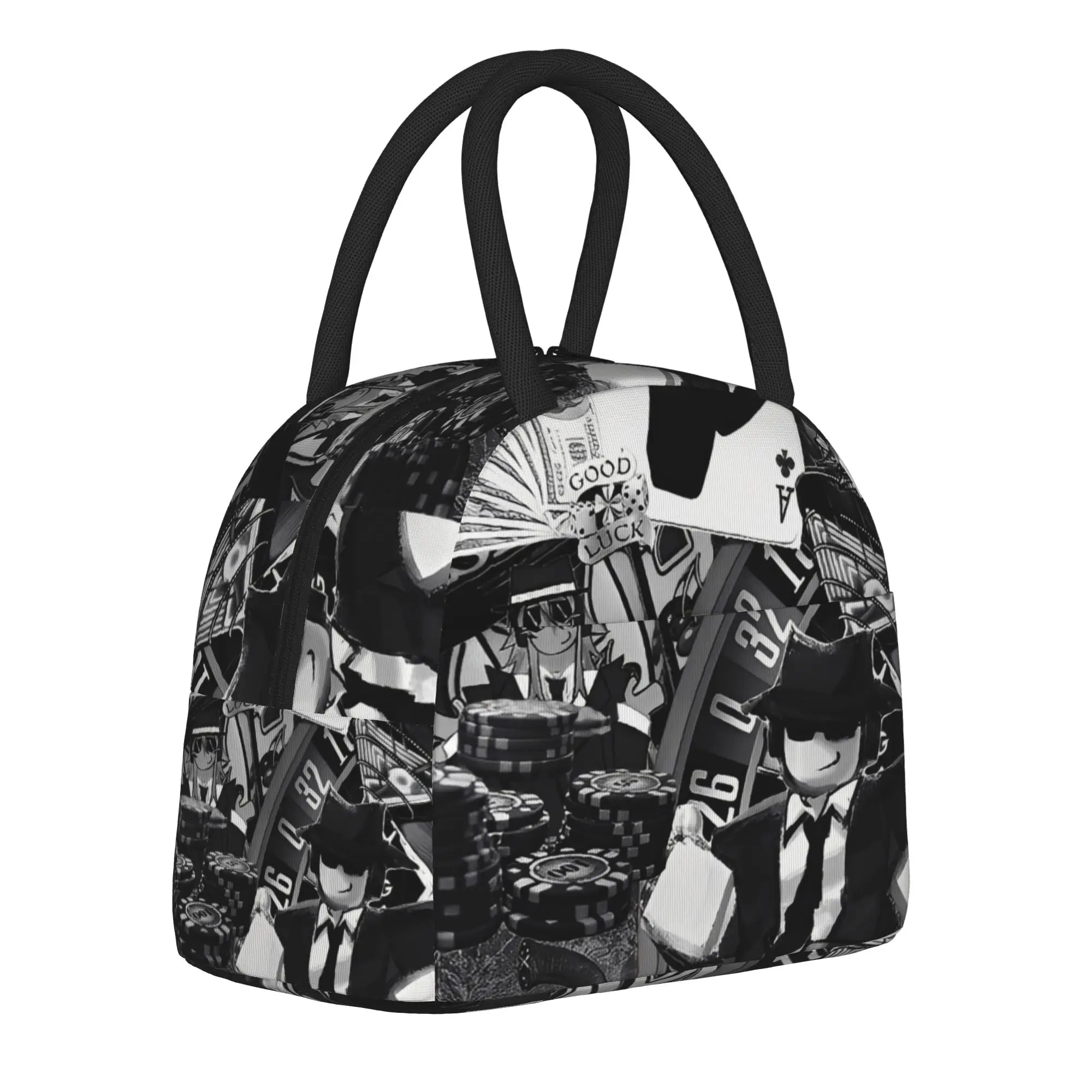 Cube and Blixer Video Game Insulated Lunch Bag for Men Women  Storage Food Box Portable Thermal Cooler Lunch Box For Picnic