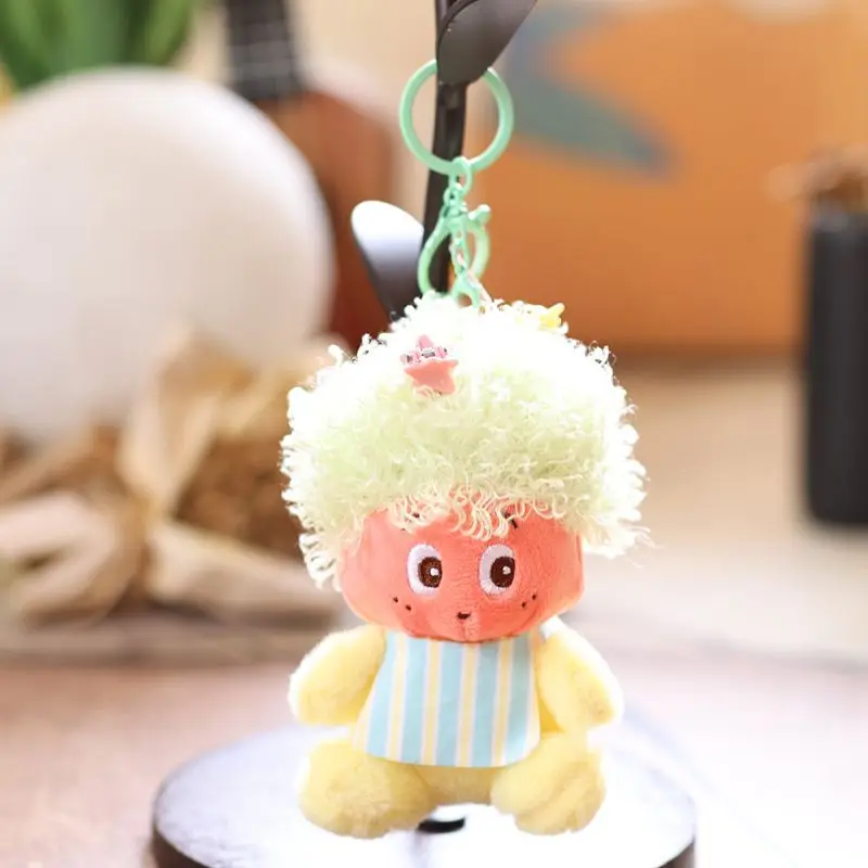 새로운 인터넷 유명인 스타 키체인 펜던트 귀여운 봉제 인형 가방 펜던트 인형 키체인