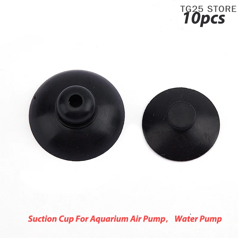 10 Stücke Schwarz Aquarium Saugnäpfe Aquarium Filter Luftpumpe Wasserpumpe Halter Sucker