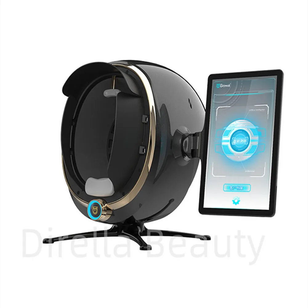 Updated Digital Magic Mirror Skin Analysis Scanner Machine With IPad Facial Detection Skin Analyzer Face Test For Beauty Salon