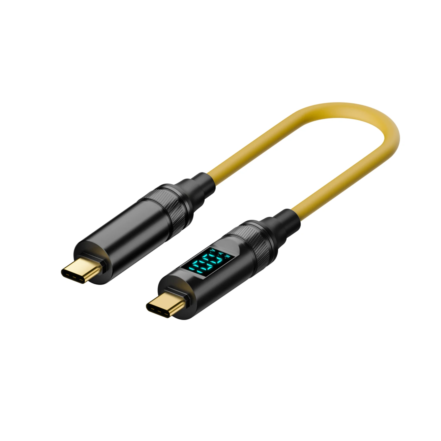 USB C to USB C Cable LED Display 100W Fast Charing 8K@60Hz 2