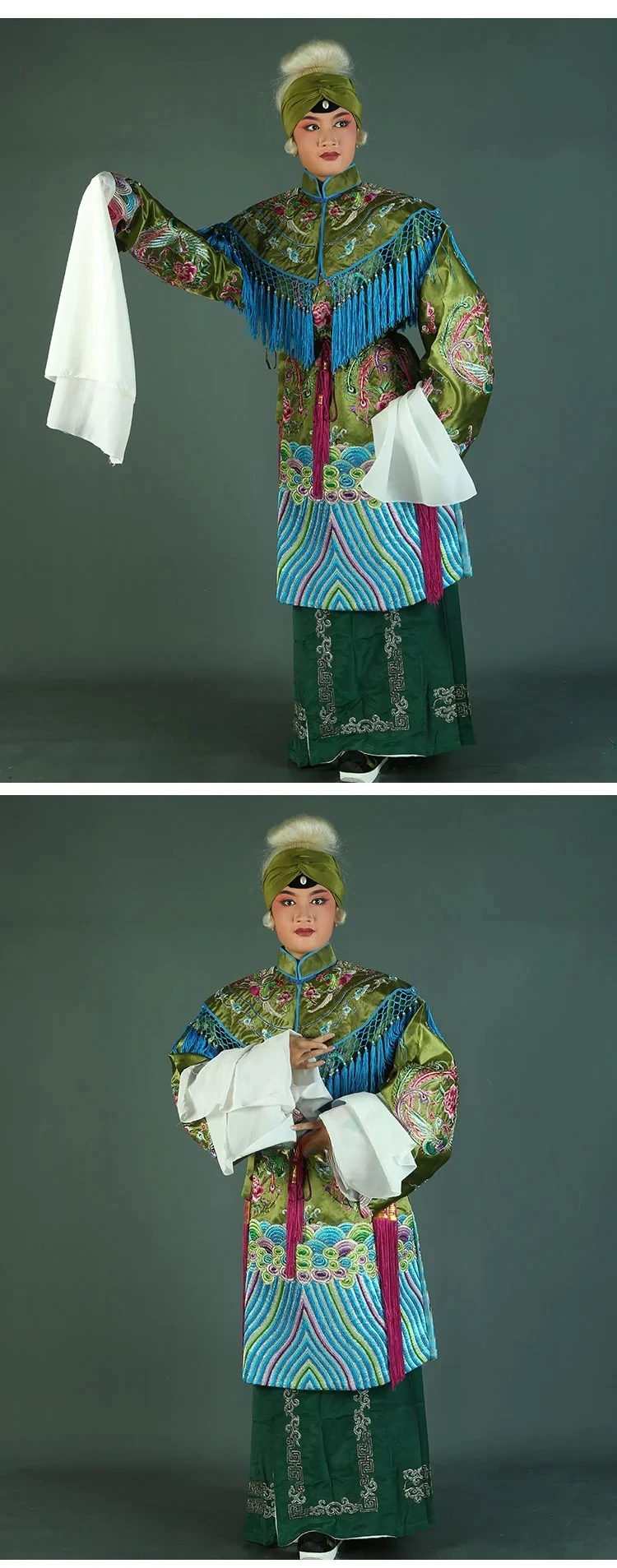 أوبرا بكين الملابس المتخصصة الدراما الجدة رداء الإمبراطورة Dowager فينيكس الملابس Yue Opera She Taijun ملابس الأداء المرحلة