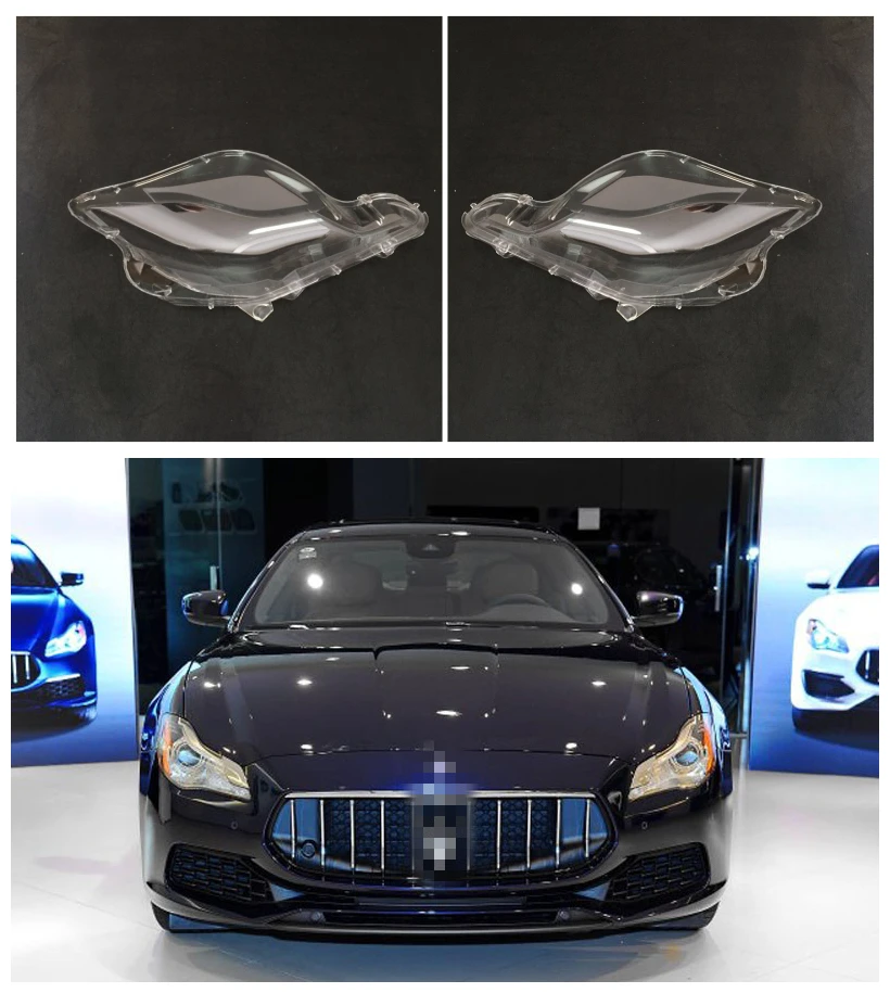 

Suitable for Maserati Quattroporte 13-17 front headlight cover lamp surface Quattroporte headlight plexiglass lamp shell cover