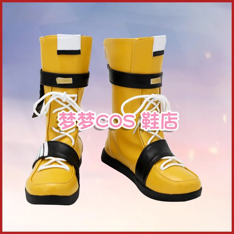 

Ensemble Stars Tomoe Hiyori Cosplay PU Boots Shoes Halloween Cosplay Prop Custom Made