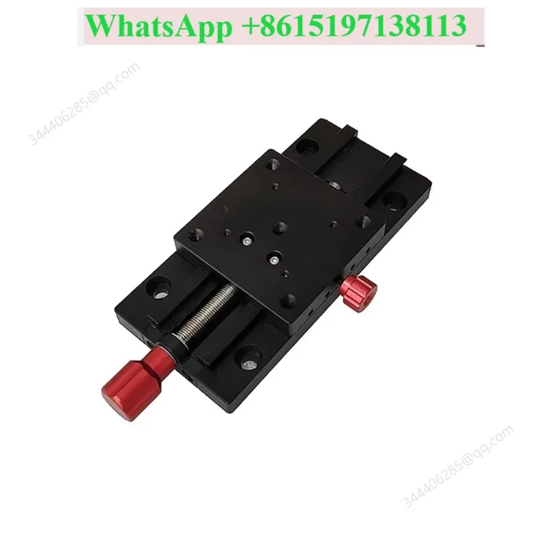 PT65-50 Manual Linear Translation Stage 50mm Travel Dovetail Guide Precision Fine Adjustment Slide Table