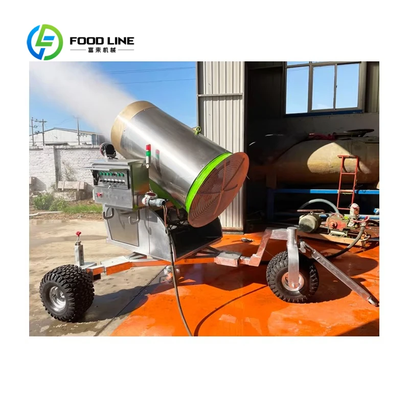 Customized 220V Snow Making Machine with Sprayer and 20kg Flake Ice Storage Featuring Compressor Commercial Ski Facility