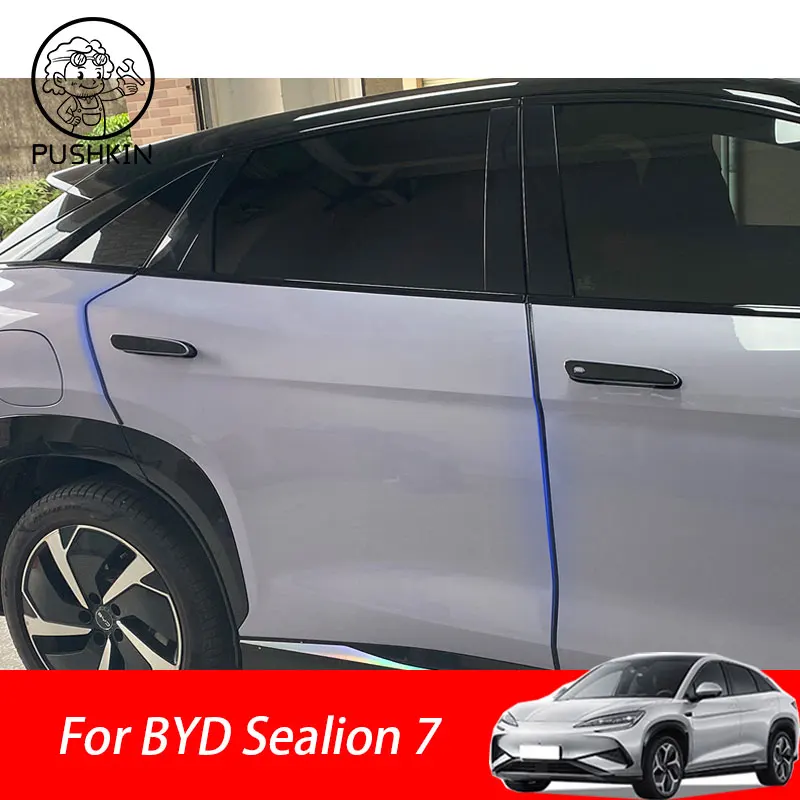 Para byd sealion 7 sea lion 07 ev 2024 2025 porta crash strip borda de borracha proteção guarnição listra adesivo proteção contra riscos