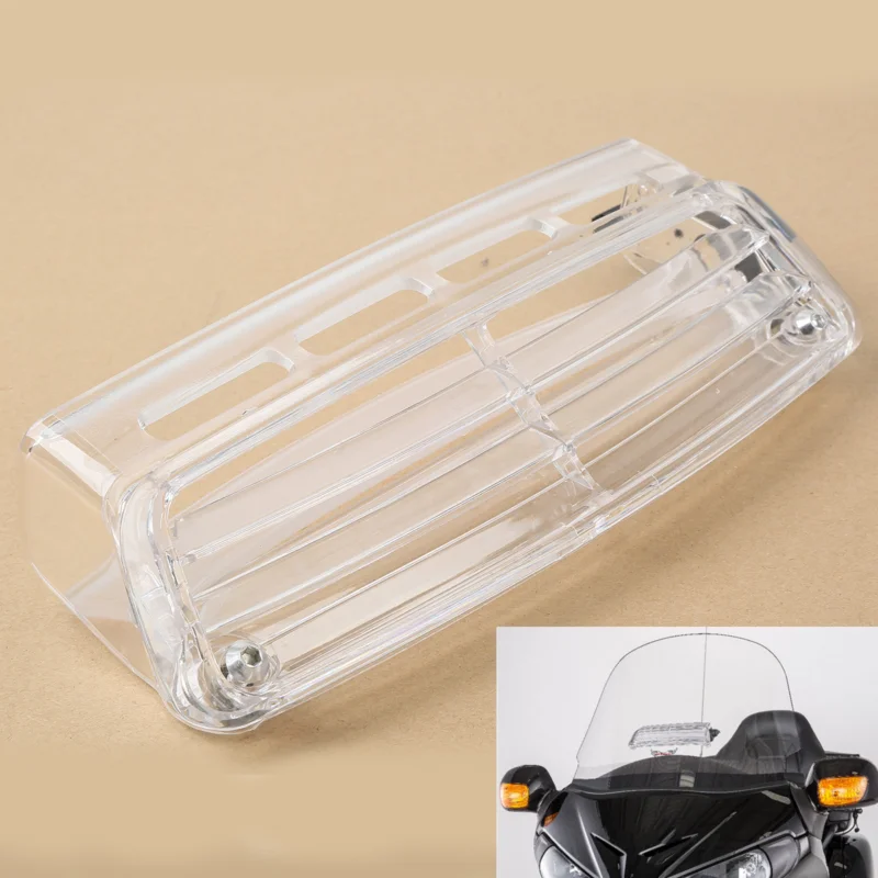 Motorcycle Windshield Windscreen Fresh Air Vent Clear For Honda Goldwing 1800 GL1800 2001-2017