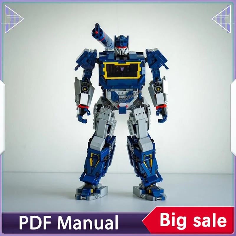 مجموعة مكعبات بناء BBM 2018 ساوند ويف، تماثيل دروع ميكانيكية، إكسسوارات للديكور، قطع بناء للكبار، هدية عيد الميلاد