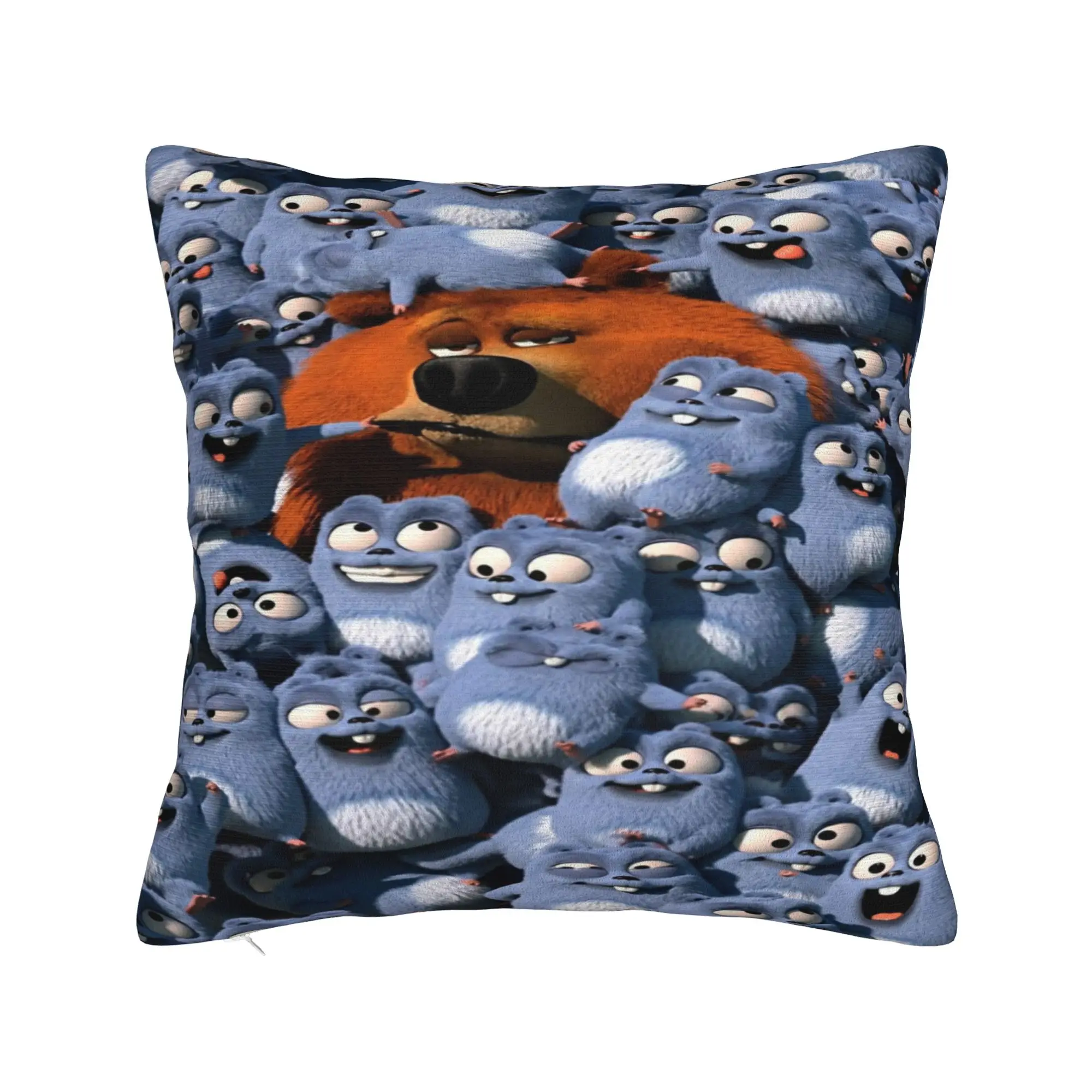 Trendy Home Grizzly And Lemmings  Decor Pillowcases Accessories  Pillow Covers Zippered Multi-Size