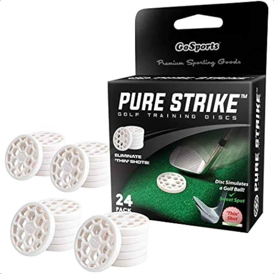 

Golf Pure Strike Golf Training Discs 24 Pack Eliminate Thin Shots!