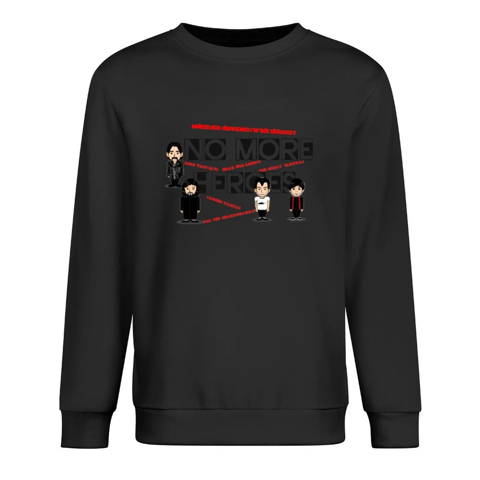 

No More Heroes Pullover graphic t shirts men mens clothes fashion men male clothes men's sweatshirts