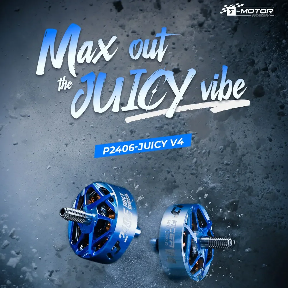 T-MOTOR Pacer V4 Juicy 2060KV Brushless Motor 5mm Shaft for 5~6inch Freestyle RC FPV Drone