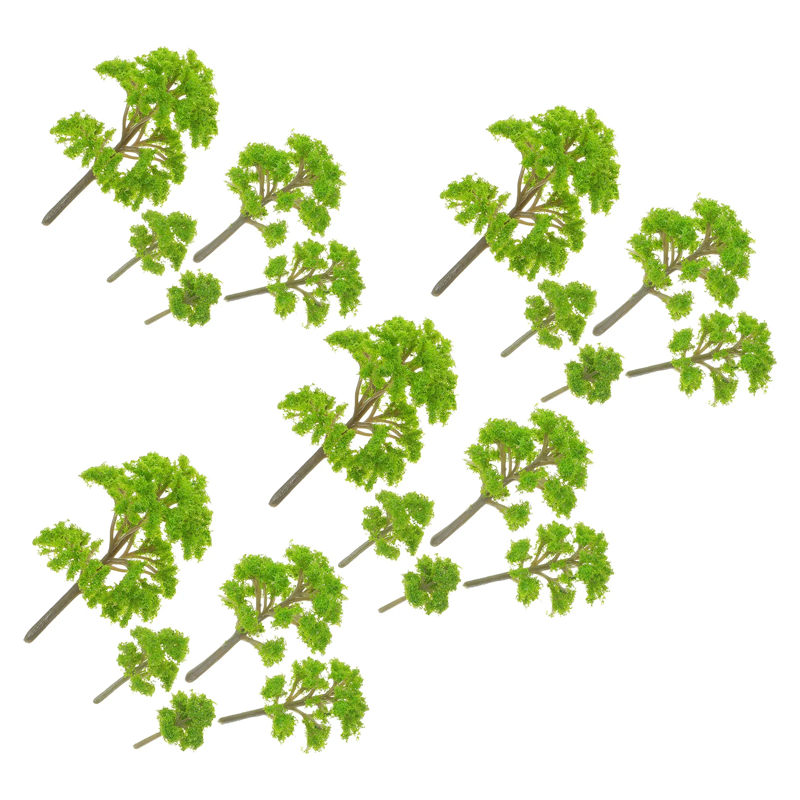 20 stks Mini Zandtafel Bomen Kunstmatige Miniatuur Landschap Decoratie Voor Diy Craft Projecten Home Office Decor Educatief