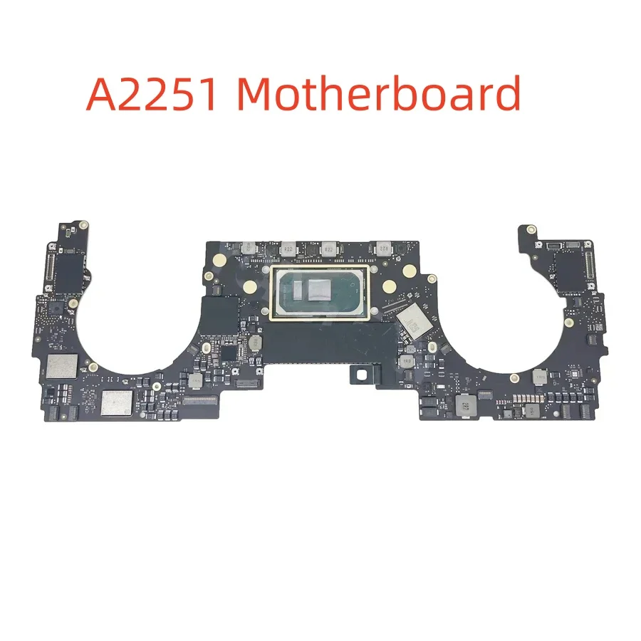 

Протестирована материнская плата A2251 для Macbook Pro Retina 13 дюймов A2251Logic Board 16G 512G 1T i5 с Touch ID 820-01949-A Emc 3348 начало 2020 г.