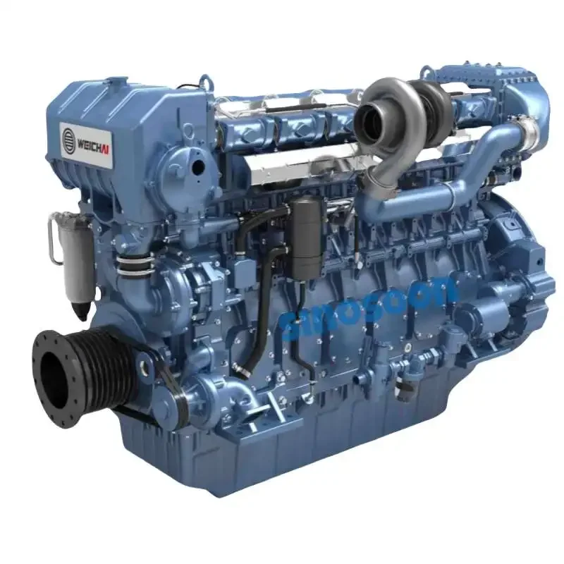 Howo Weichai Sinotruk Truck Engine Wd615 WP10 WP12 WD615.36 WD615.47 D12.42 Assembly 371 336 420 New Wooden Box  Engine