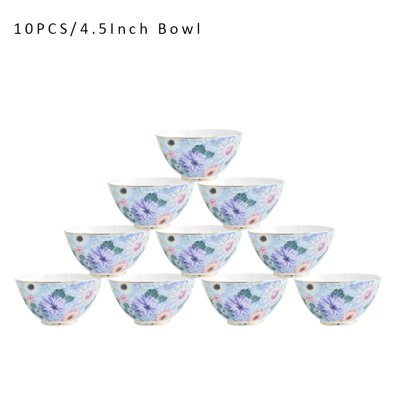 1pc European Style Ceramic Bowl Creative Home Child Rice Bowl High Quality  Bone China tableware Rice Bowl