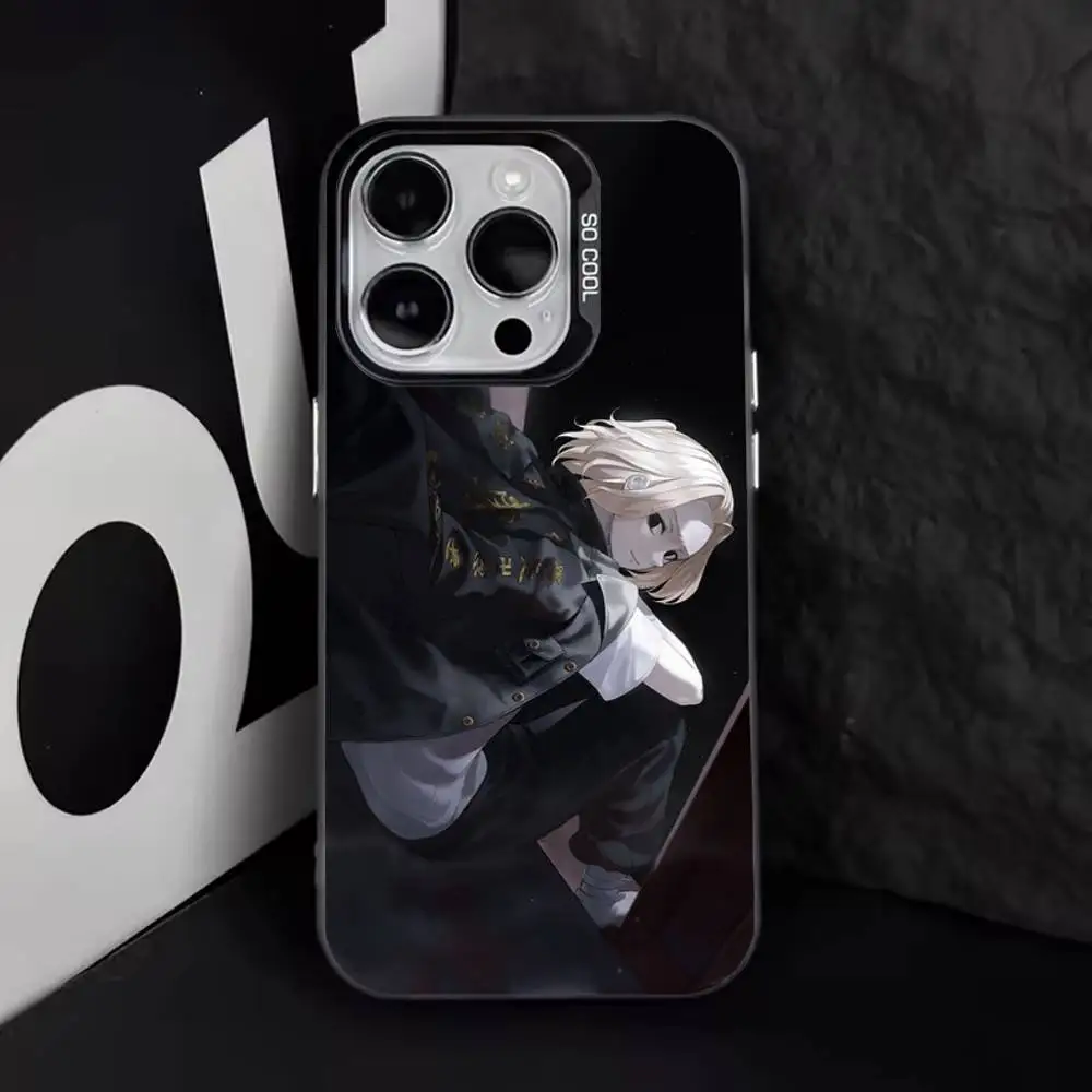 حافظة هاتف أنيمي T-Tokyo Revengers لهاتف آيفون 17,16,15,14,13,12,11,Pro,Max,Plus,E,Air,غطاء بلاستيكي صغير #2