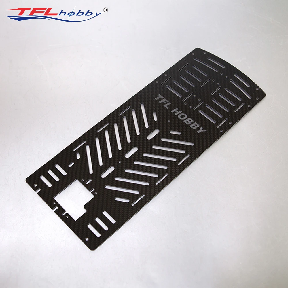 TFL Carbon Fibre Dual Battery Device Fixing Plate for RC V Boat