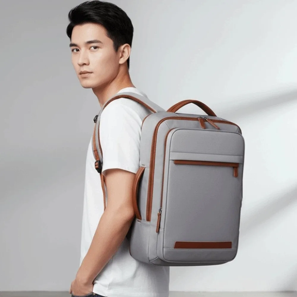 

Large Capacity Laptop Backpack Multi-pocket Wear-resistant Expandable Luggage Backpack Ergonomic Strap Durable Zipper