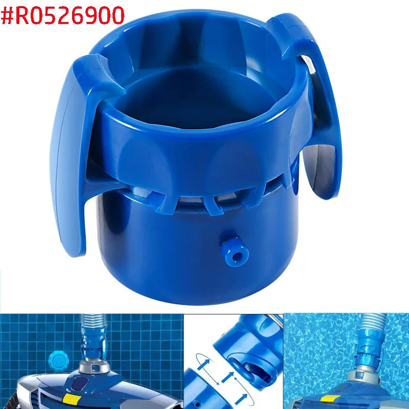 R0526900 Pools Quick Connector Fits for Zodiac Baracuda MX6, MX8, T5 & T5 Duo Suction Cleaners , Blue