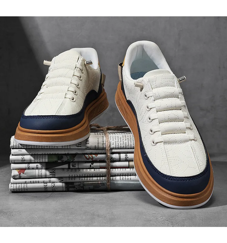 ฤดูใบไม้ร่วงเทรนด์ใหม่รองเท้าลําลองระบายอากาศต่ําผู้ชายเบาทุกอย่างด้วยรองเท้ากีฬาแบบสวมฤดูใบไม้ร่วงสไตล์ใหม่