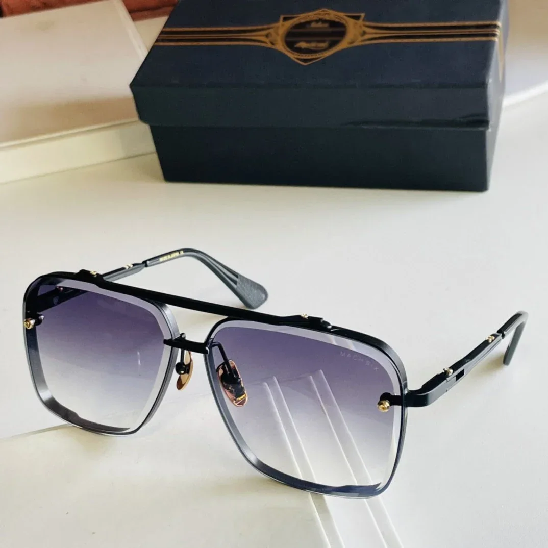 ADITA Mach six Topkwaliteit zonnebril voor heren Titanium stijl Fashion Design zonnebril voor dames met doos