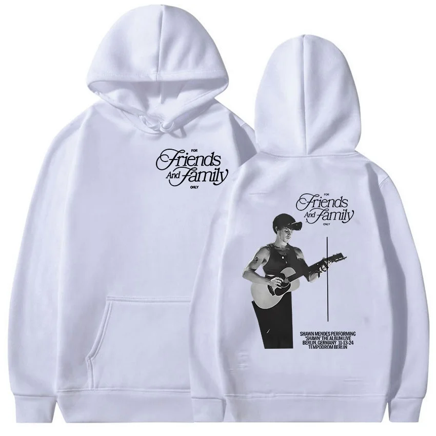 مغني الراب شون مينديز ألبوم 2025 أغطية رأس مطبوعة خريف/شتاء الرجال النساء الهيب هوب كنزة صوفية قطنية/بلوزة قطنية بلوزات هوديس خمر