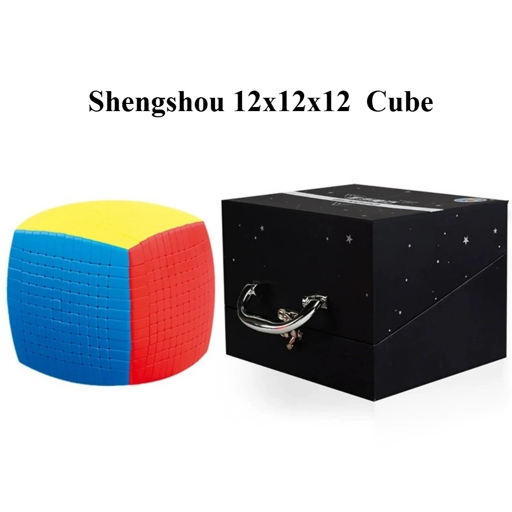 

SengSo 12x12 Cube Shengshou 12x12x12 Magic Cube Puzzle Speed Cubes Magic Speed Cube Stickerless Puzzle Kids Toys