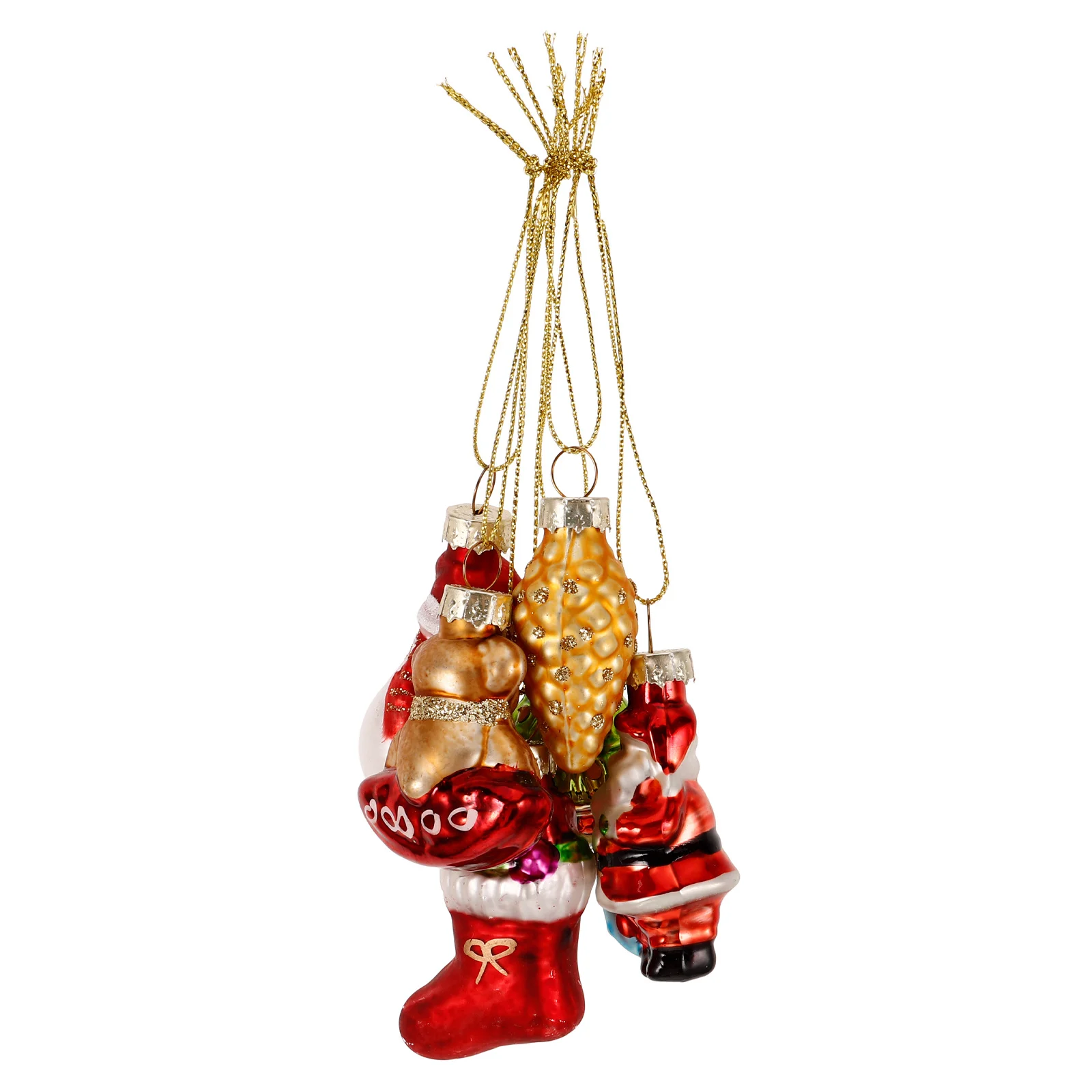 

6 Pcs Hanging Ornament Minature Tree Decorations Holiday Ornaments for Small Pendant