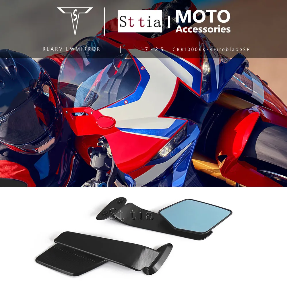 

CBR1000RR 2025 Rearview Mirror Fit For Honda CBR1000RR-R Fireblade SP New Motorcycle Stealth Winglets MIrror Side View Mirrors