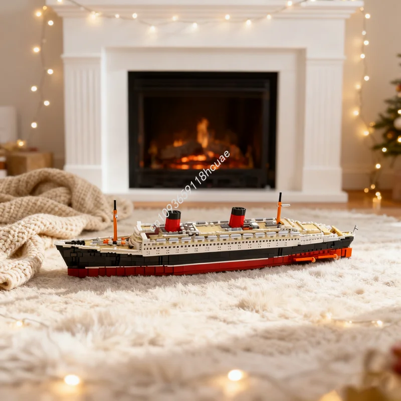 

2981pcs MOC RMS Queen Elizabeth Building Creator Model Blocks DIY Creative Christmas Gift Education Toys Brick Kids Birthday