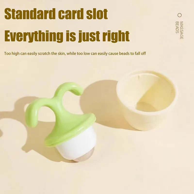 

Массажер для шейного лимфатического льда, милый роликовый шарик для растений в горшке, успокаивающий волшебный инструмент для украшения стола, ручной расслабляющий массажер