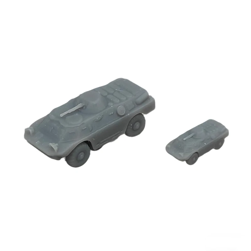 5 قطعة ثلاثية الأبعاد مطبوعة BRDM-2 نموذج مركبة استطلاع مدرعة 1/700 1/350 مقياس الراتنج معركة خزان لسيناريو لعبة الحرب المصغرة