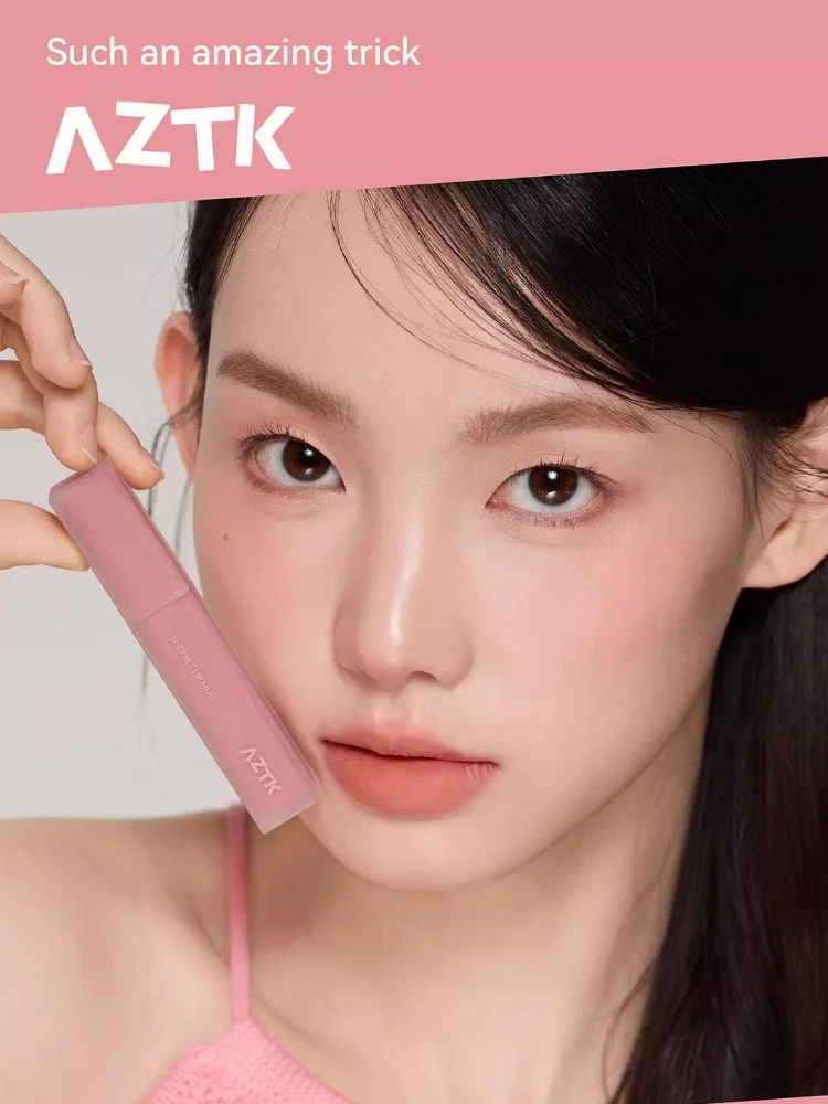 AZTK-lusa de labios mate, hidratante, blanqueamiento que no se decolora, antiadherente para taza, lápiz labial de larga duración, maquillaje de belleza