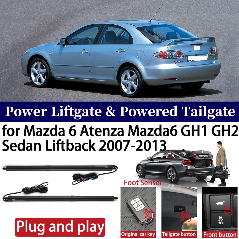 

for Mazda 6 Atenza Mazda6 GH1 GH2 Sedan Liftback 2007-2013 Car OEM Power Liftgate Automatic One-Click Powered Tailgate Strut