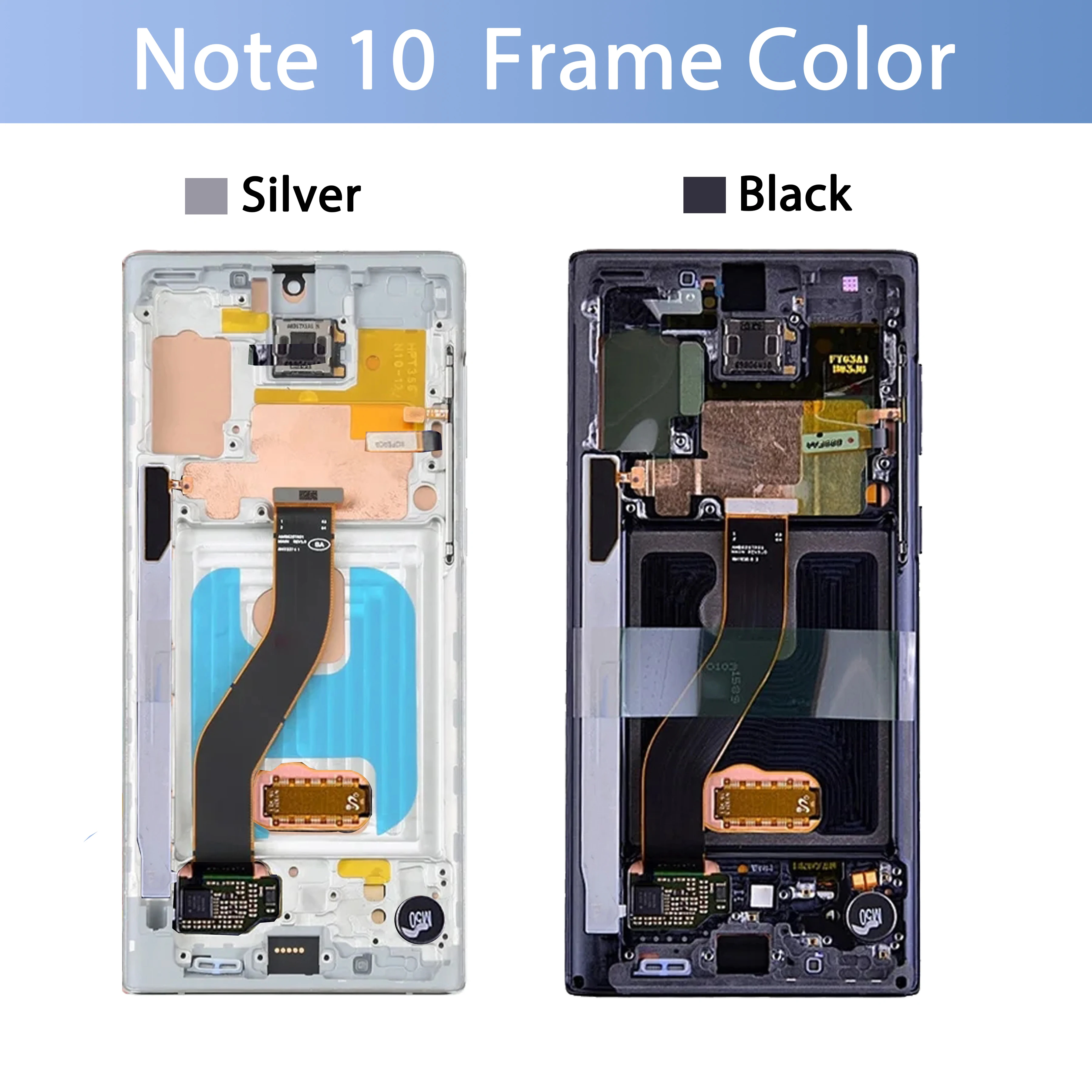 Imagem -06 - Amoled Lcd Touch Screen para Samsung Galaxy Note 10 N970 N970u N971u 63 Polegadas Peça de Reposição com Moldura