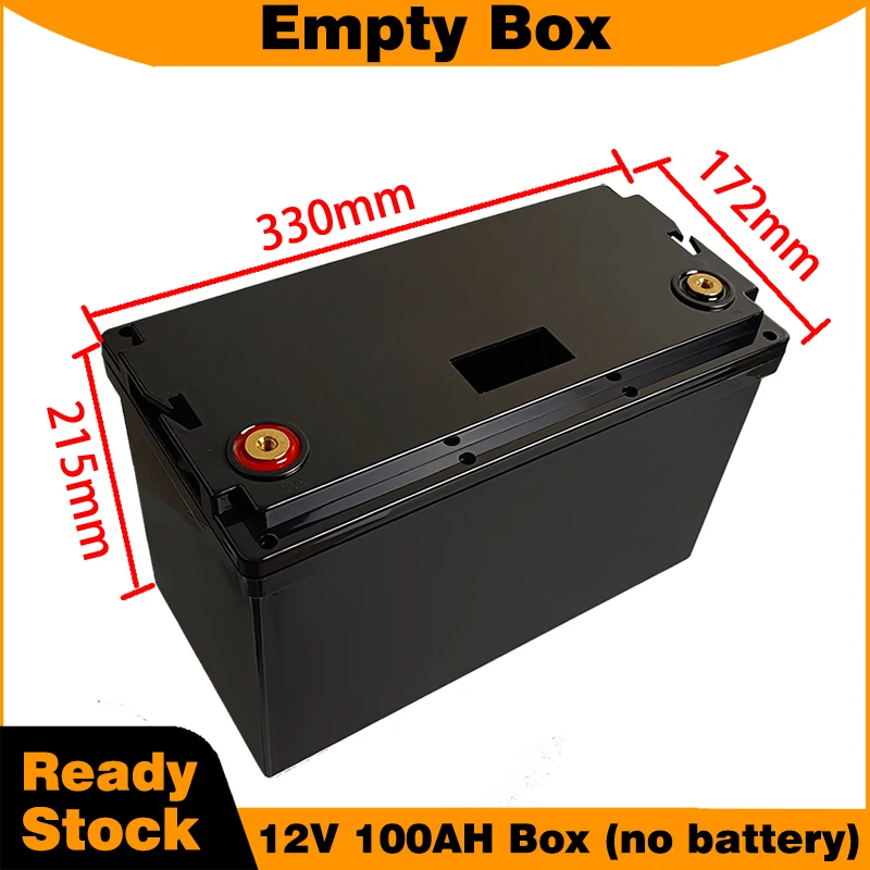 

Съемный тип 12 В 100 Ач Пустой корпус для аккумуляторной батареи 12,8 В LiFePO4 Пустой корпус без аккумулятора с индикатором питания