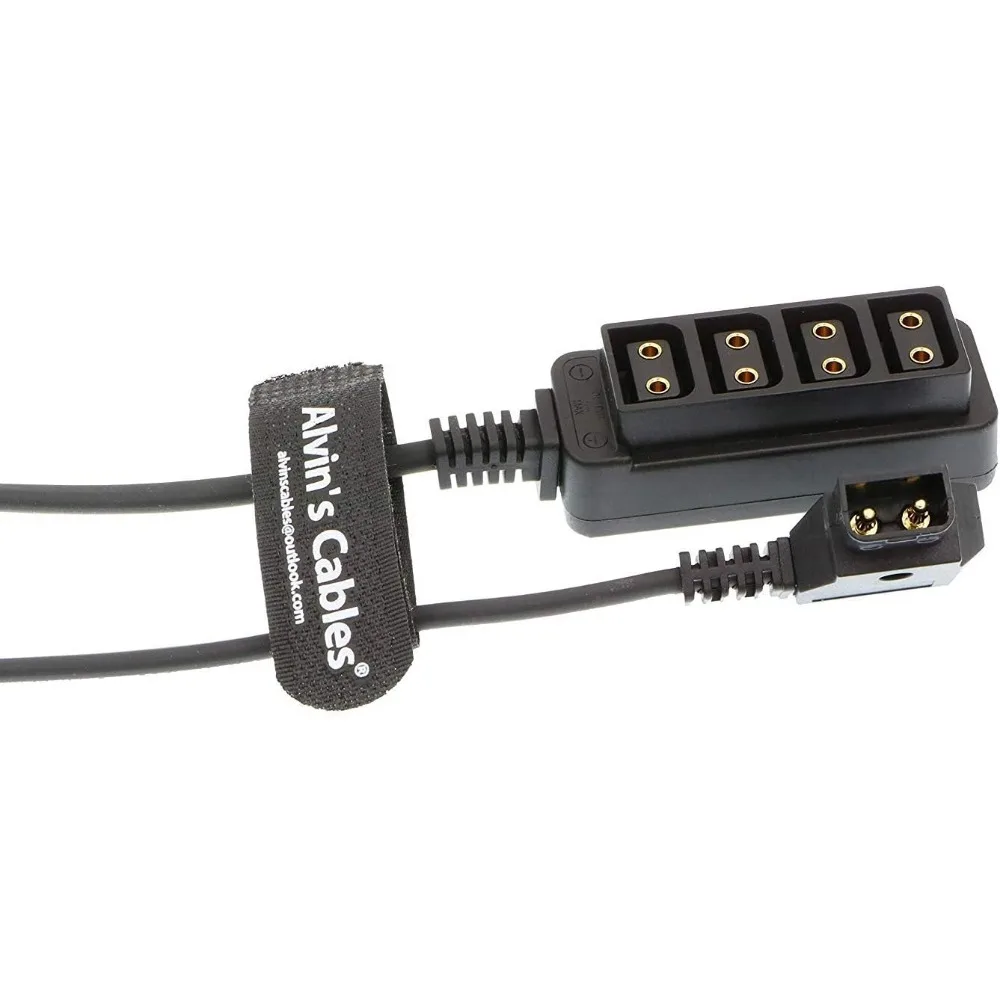 

Alvin's Cables D-tap Splitter Cable D-tap Male to 4 Port Dtap Female Camera Battery P-tap Power Hub 70cm| 27.6inches