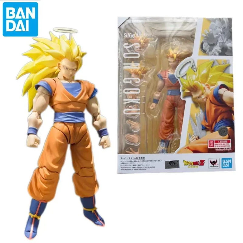 

In Stock Original Bandai S.H. Figuarts Super Saiyan 3 Son Goku Dragon Ball Z 2.0 Anime Action Collection Figures Model Toys