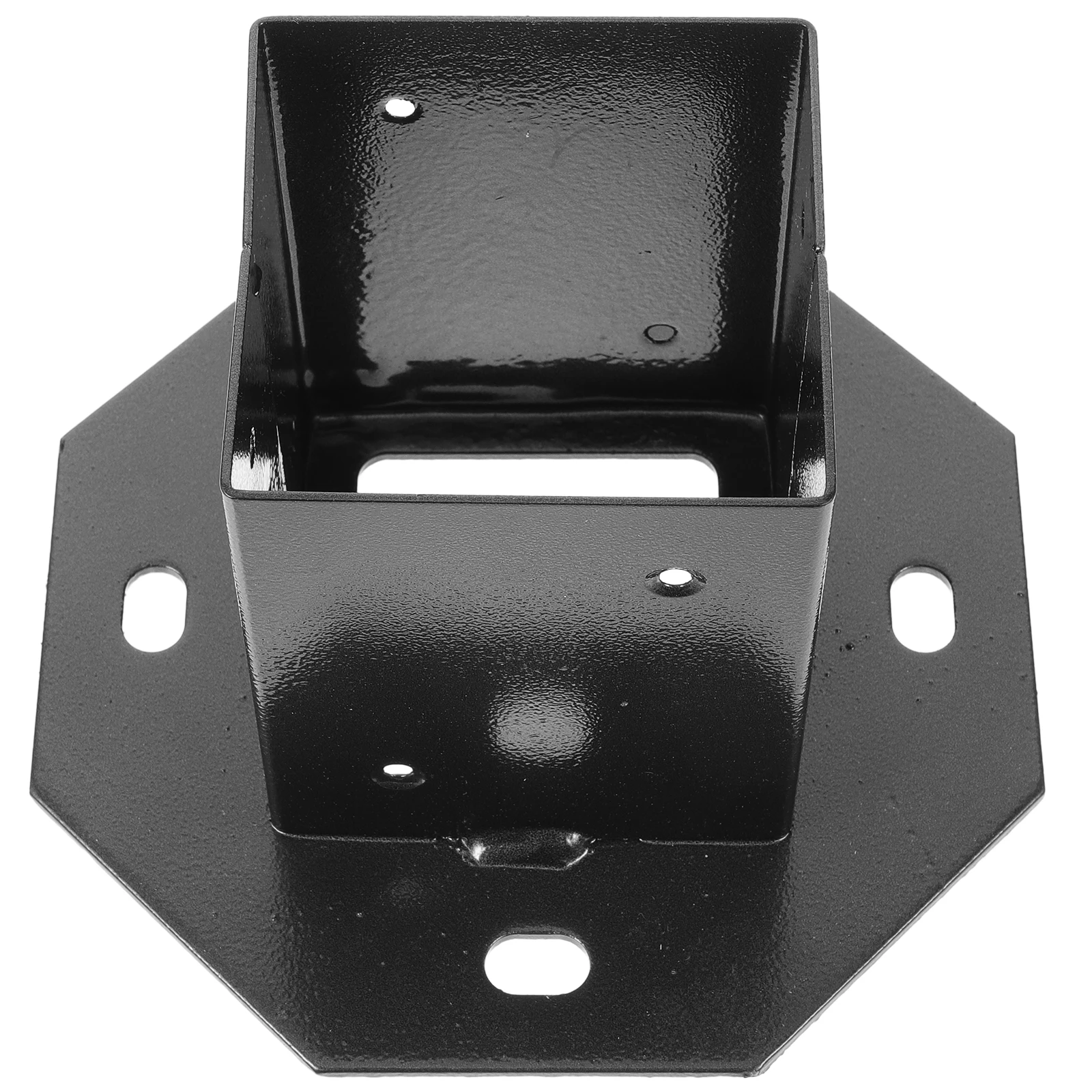 

Mailbox Post Deck Railing Fence Bracket Base Bracket Firm Metal Stand for Porch Fence Garden Farm Wooden Posts