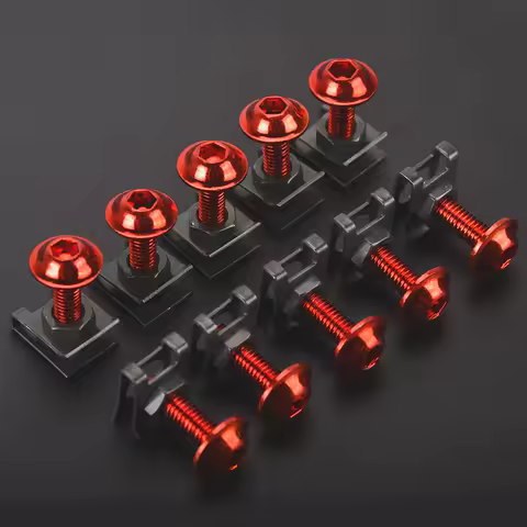 For HONDA CB1000R CBR125 CBR250 CB400 CB600 6MM Fairing Body Work Bolt Kit Screw Spire Speed Fastener Clip Nut CB 250 400 600