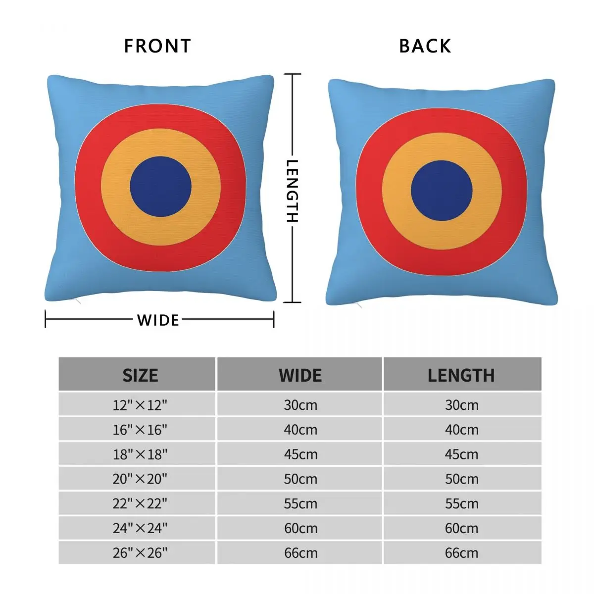 The Who Keith Moon Target Square Pillowcase Polyester Linen Velvet Pattern Zip Decorative Home Cushion Cover 45x45