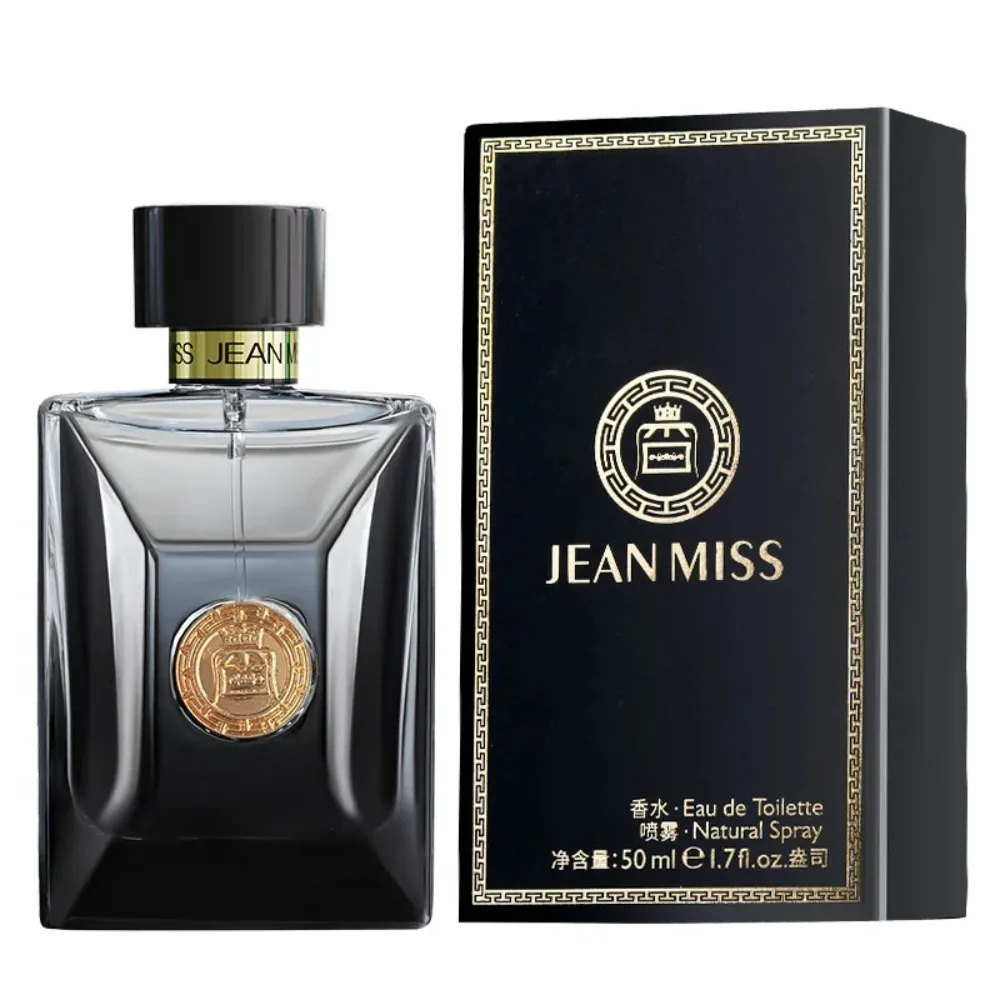 

50ML Classic Black Ebony Perfume Long-lasting Floral Fruity Woody Fragrance Fresh Light Original Brand Perfume Cologne For Men