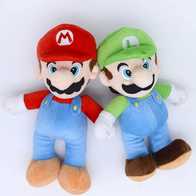 Anime Mario Bro's Plush Wonder Shy Guy Super Star King Boo Ninji Nabbit Waluigi Toad Stuffed Peluche Doll Toys Kids Xmas Gift