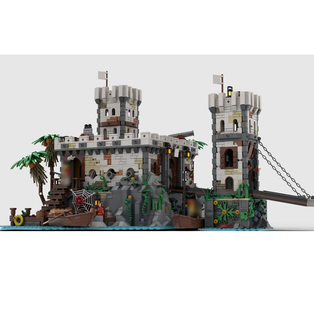 

MOC-128963 Modular Imperial Fortress #9 Building Toys Minifig Scale 3297 Parts