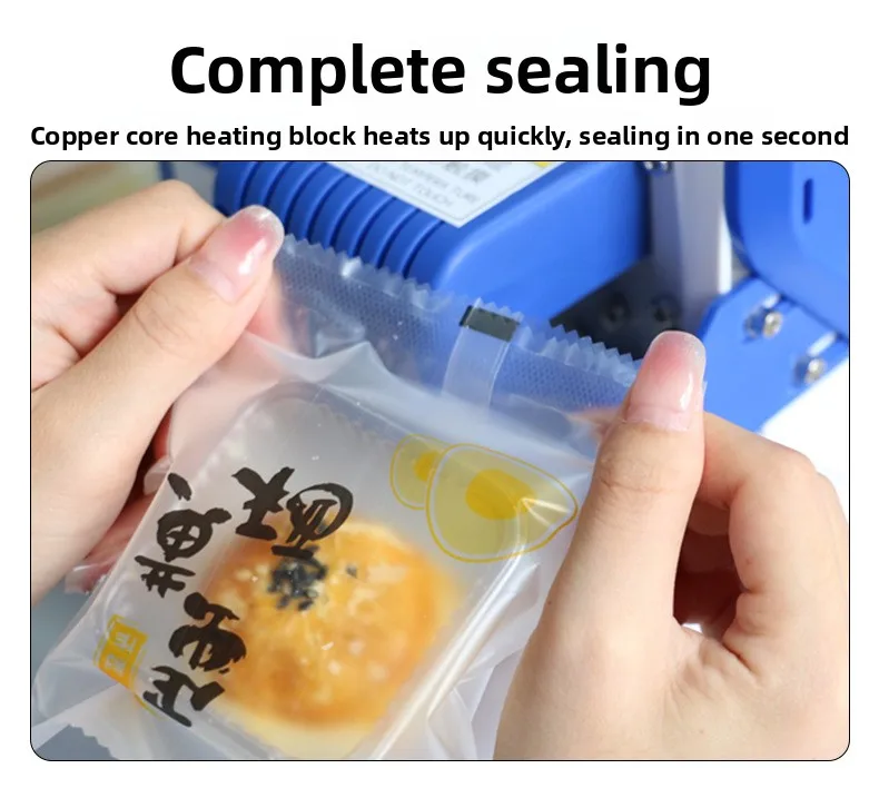 Automatic Sealing Machine Multi-Function Electric Sealer for Moon Cake Snacks Gum Snow Crisp Packag Bags Tea Bags Film Bag