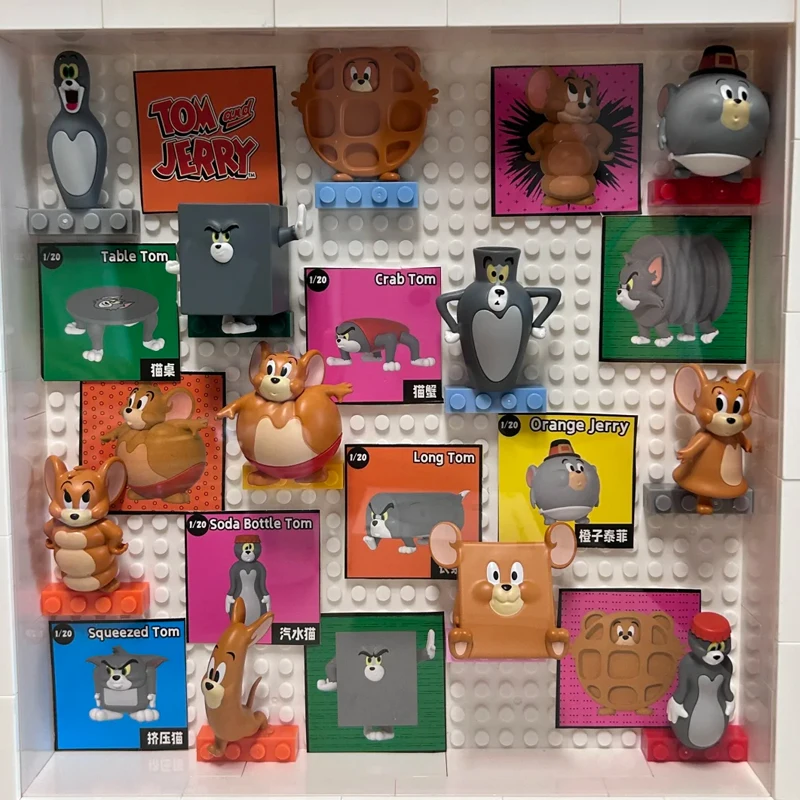 

In Stock Genuine 52toys Tom And Jerry Minime Different Froms Series Blind Box Desktop Collectibles Abstract Funny Ornament Toy