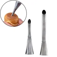 Piping Bag Nozzles Stainless Steel Cupcake Cake Decorating Tips for Puff Cream Pastry Piping Nozzles Baking Supplies